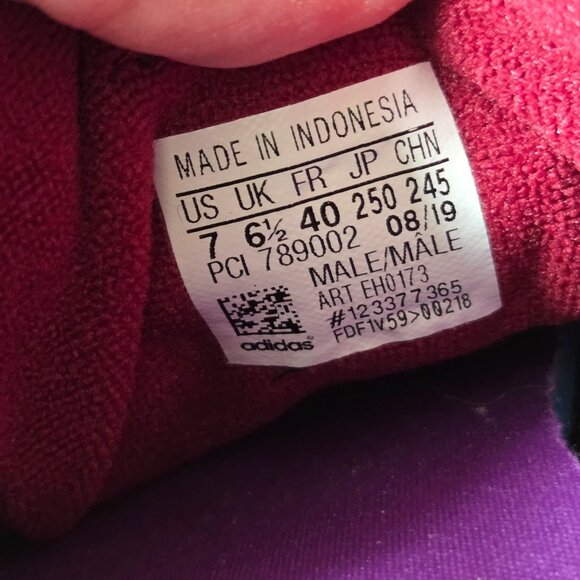 Adidas Shoes Mens 7 Continental 80 Collegiate Burgundy Velvet EH0173 - Picture 12 of 12